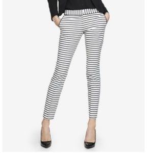 Express Columnist Ankle horizontal Stripe Pant